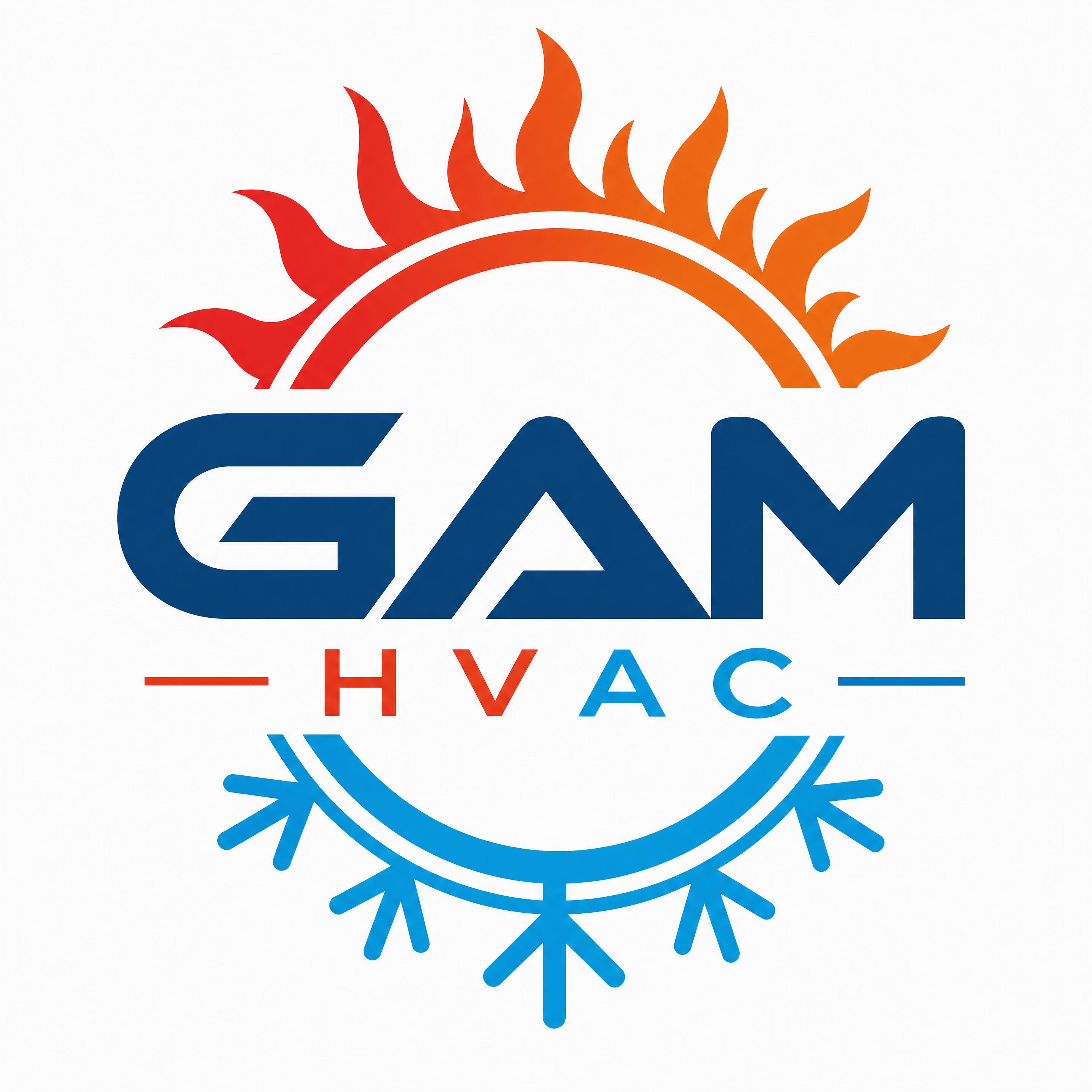 GAM Heating & Air Conditioning Logo